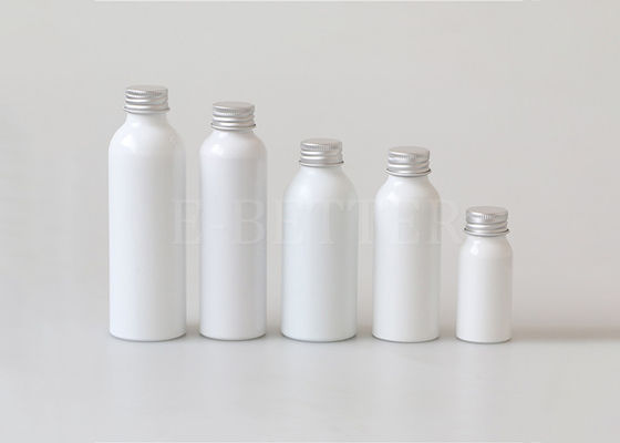 Talcum Powder Empty Aluminum Cosmetic Bottles With Sifter And Lids